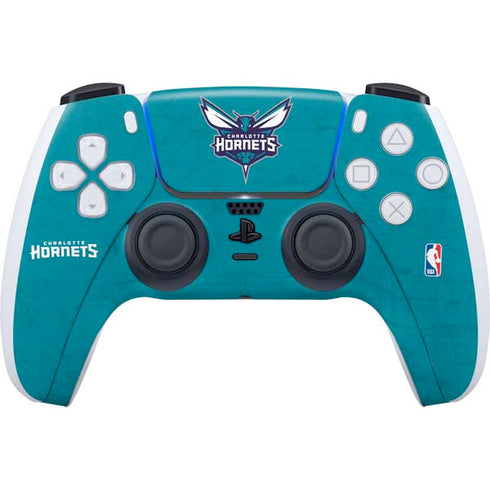 NBA Charlotte Hornets Distressed PS5 Controller Skin